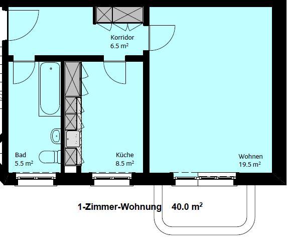 Appartement de 1 pièce, photo 4 sur 4