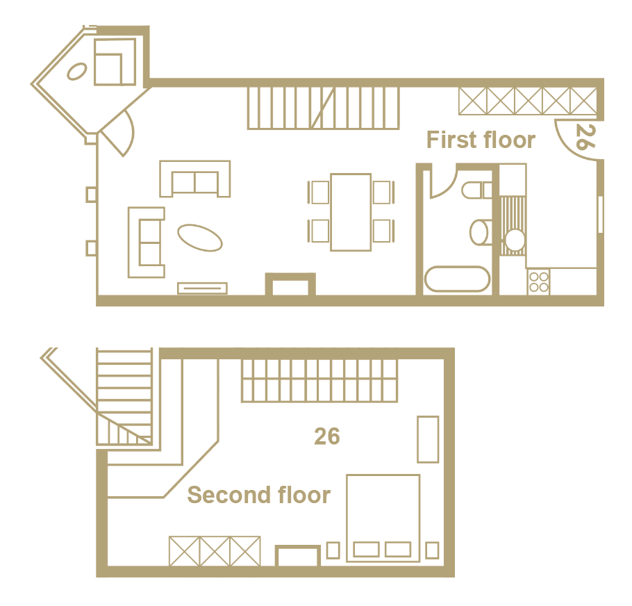 2 ½ pièces appartement meublé, photo 8 sur 10