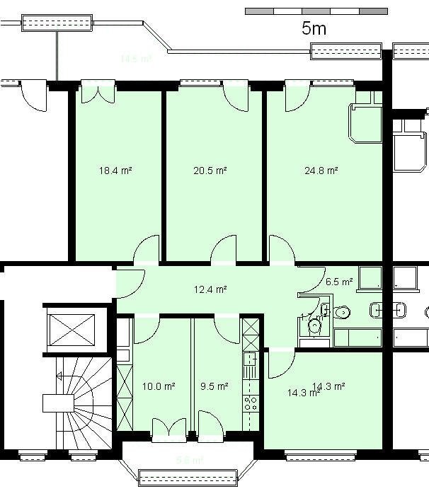 4 pièces appartement