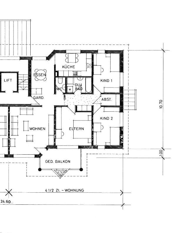 Appartement de 4 ½ pièces, photo 1 sur 2