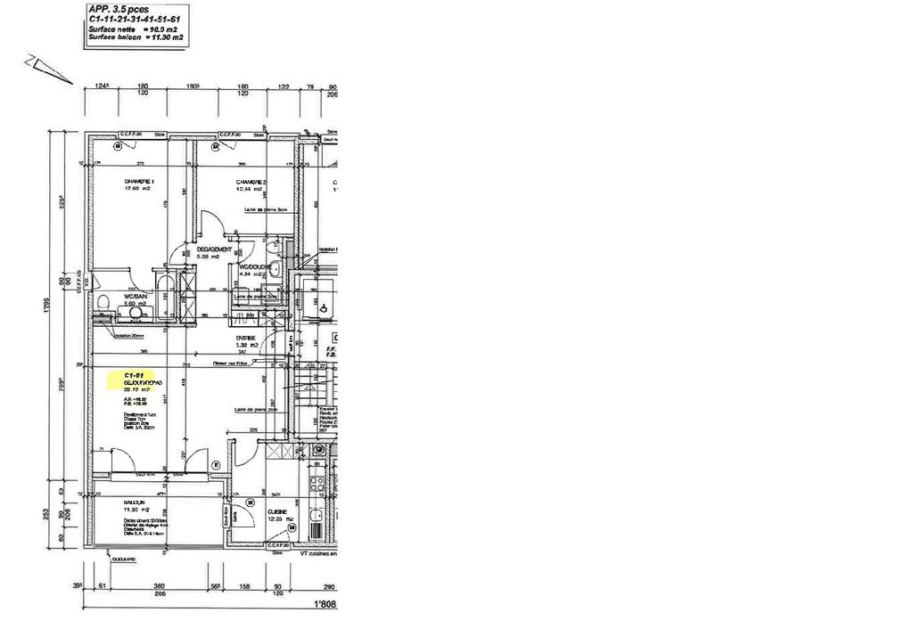 3 ½ rooms apartment, photo 2 sur 2