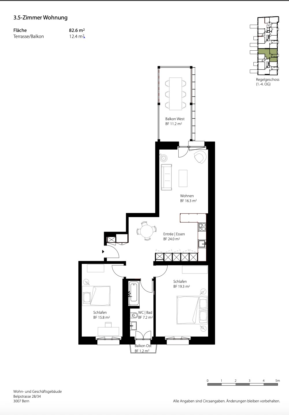 Appartement de 3 ½ pièces, photo 7 sur 7