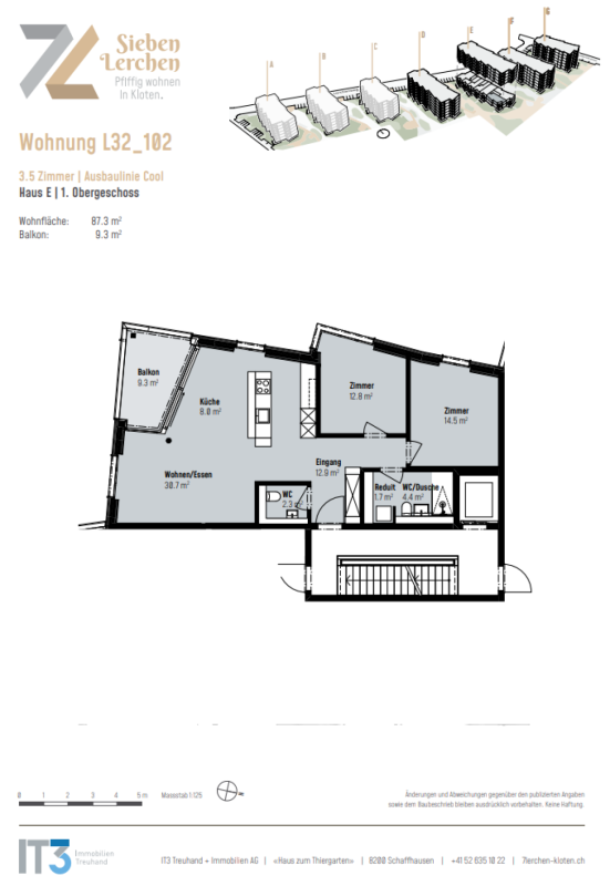 3 ½ pièces appartement, photo 4 sur 4