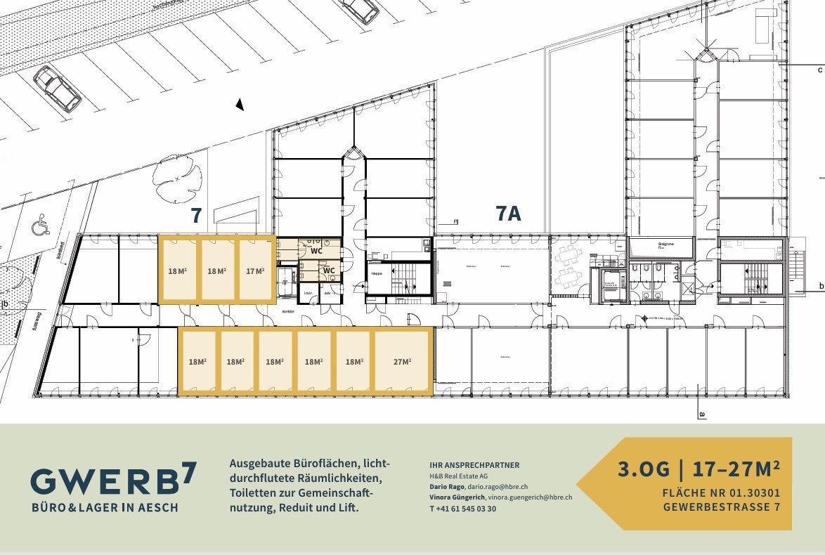 170m² bureau