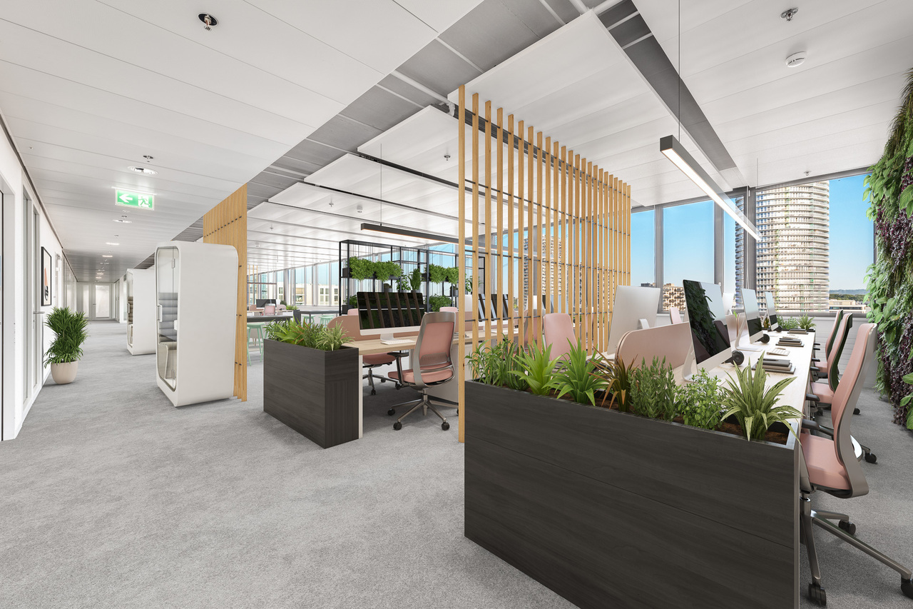 1470m² bureau