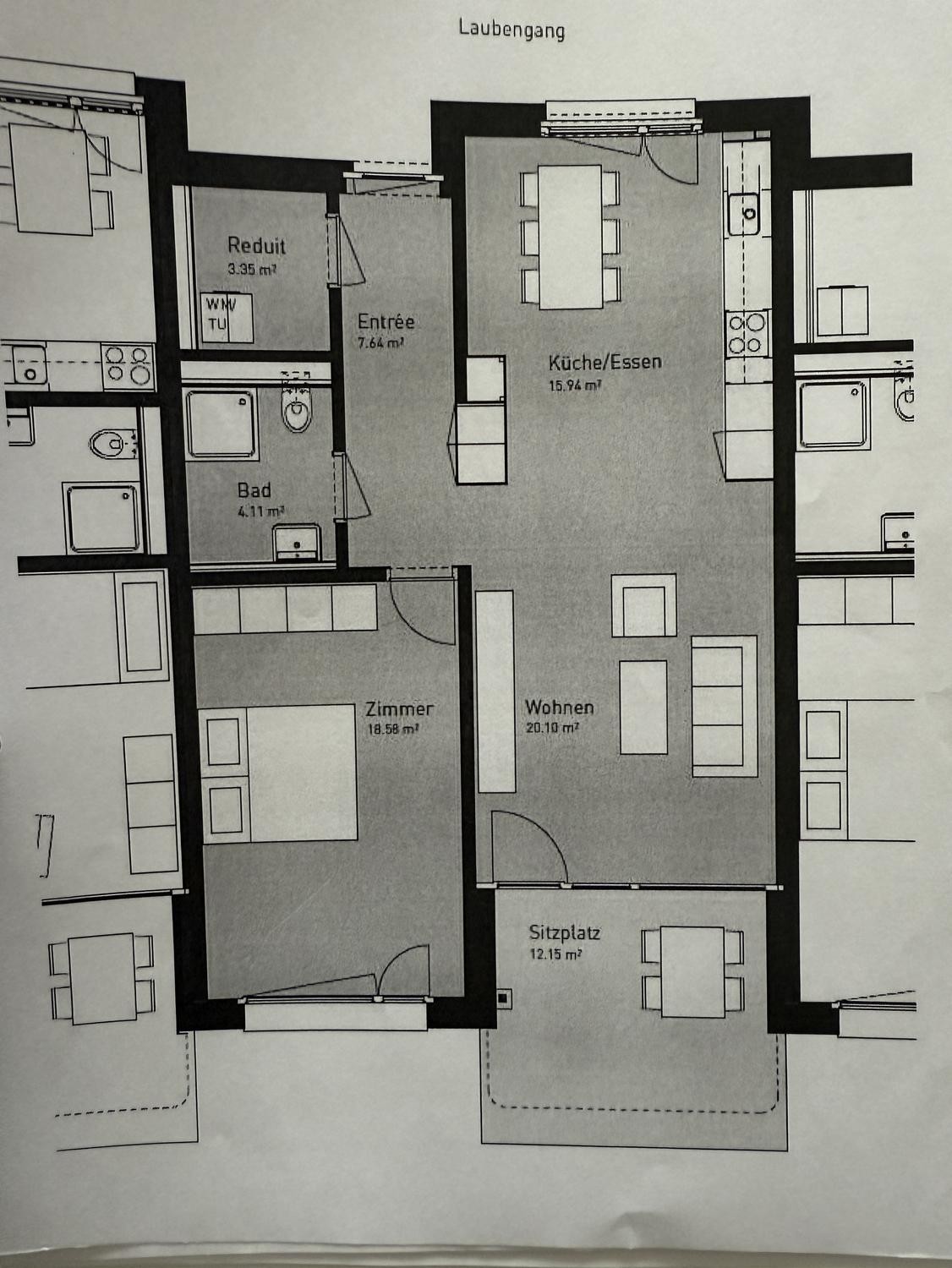 Appartement de 2 ½ pièces
