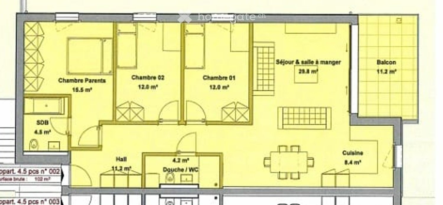 4 ½ rooms apartment
