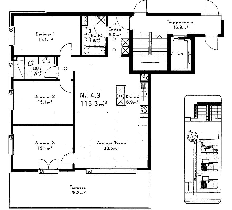 Appartement de 4 ½ pièces