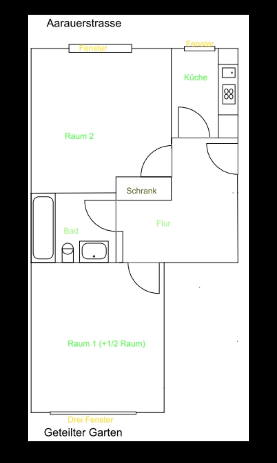 Appartement de 2 ½ pièces, photo 1 sur 5