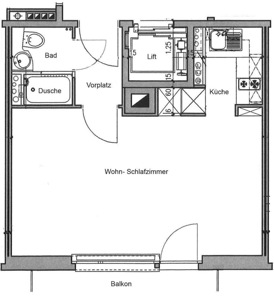 Appartement de 2 pièces, photo 5 sur 5