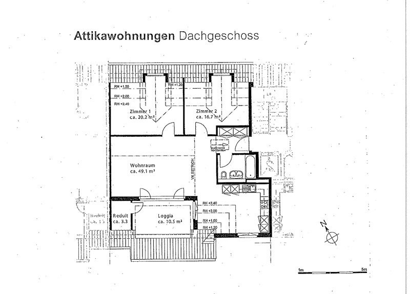 3 ½ pièces appartement au dernier étage, photo 7 sur 7