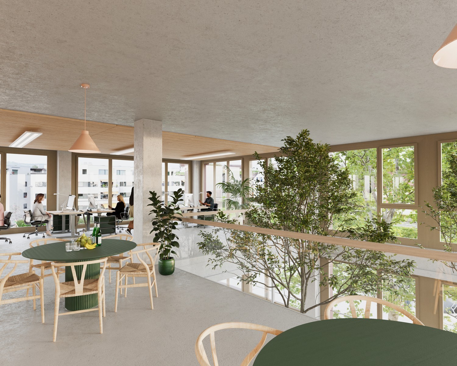 2400m² de bureaux
