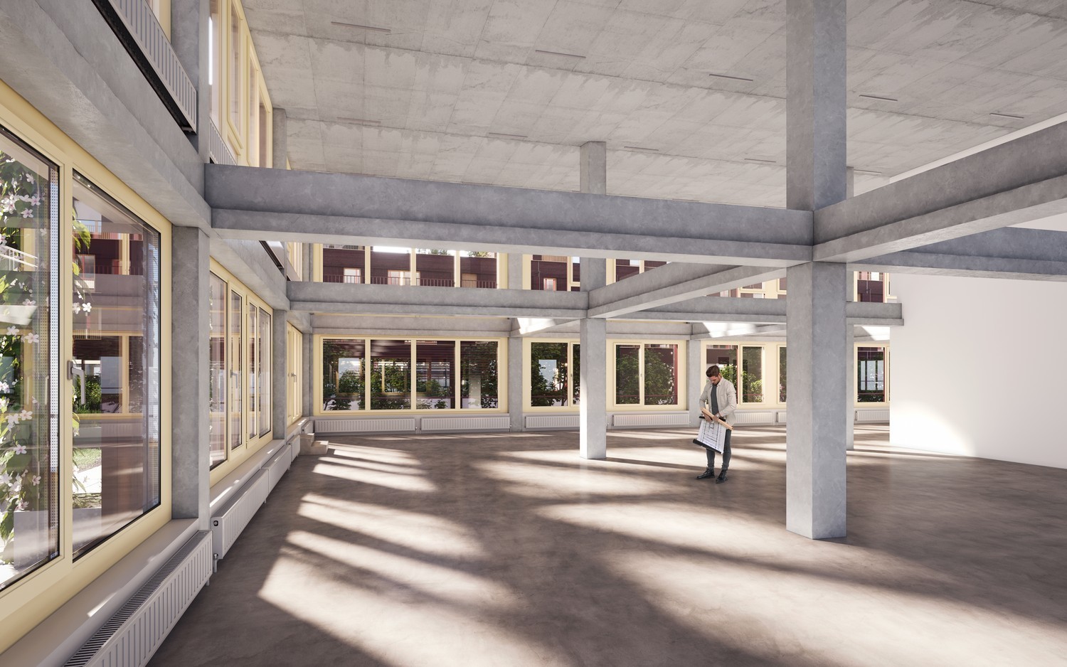 2400m² de bureaux