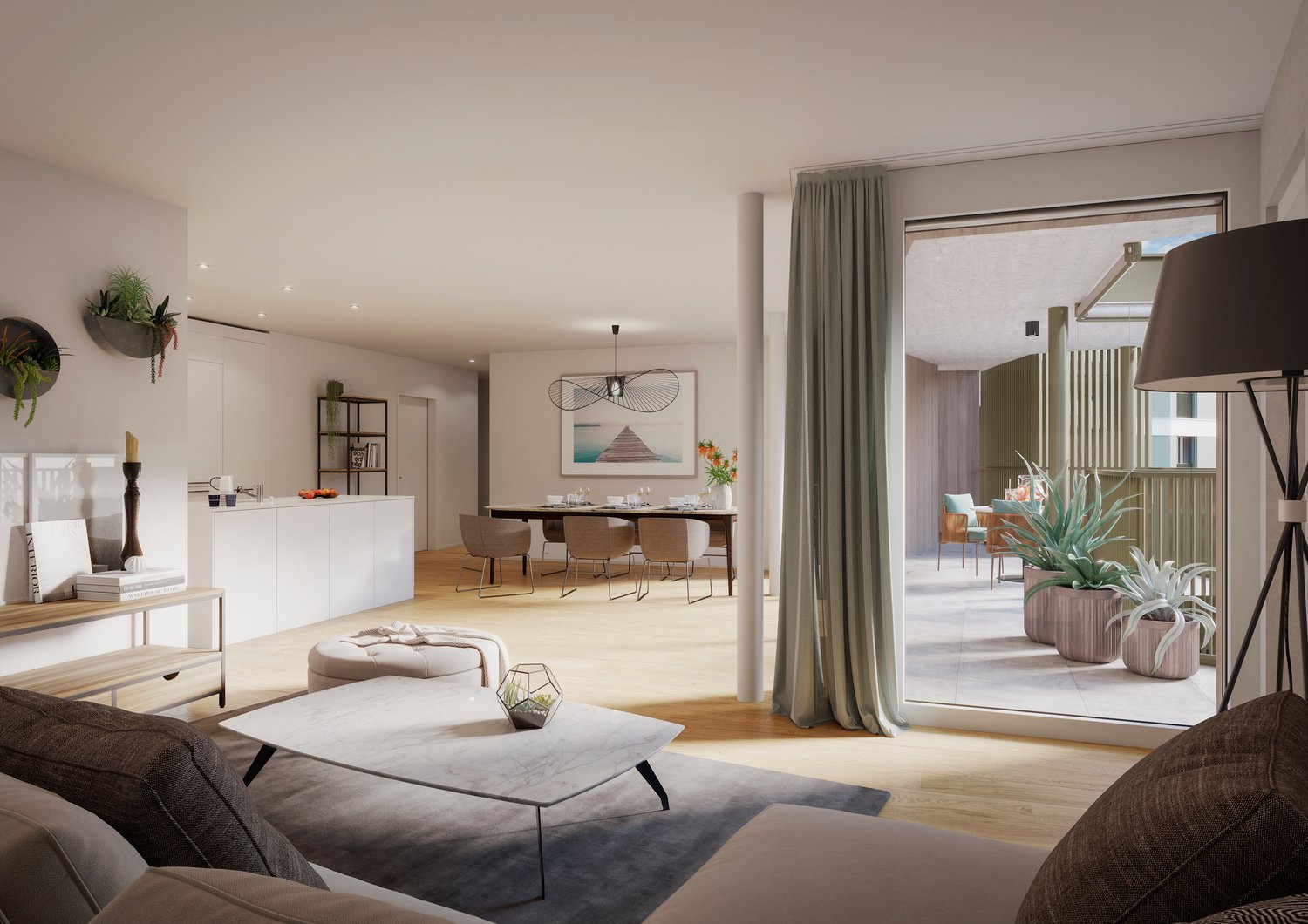 Appartement meublé de 4 ½ pièces