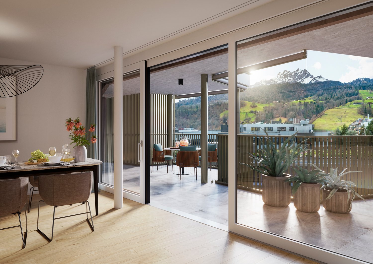 Appartement meublé de 4 ½ pièces