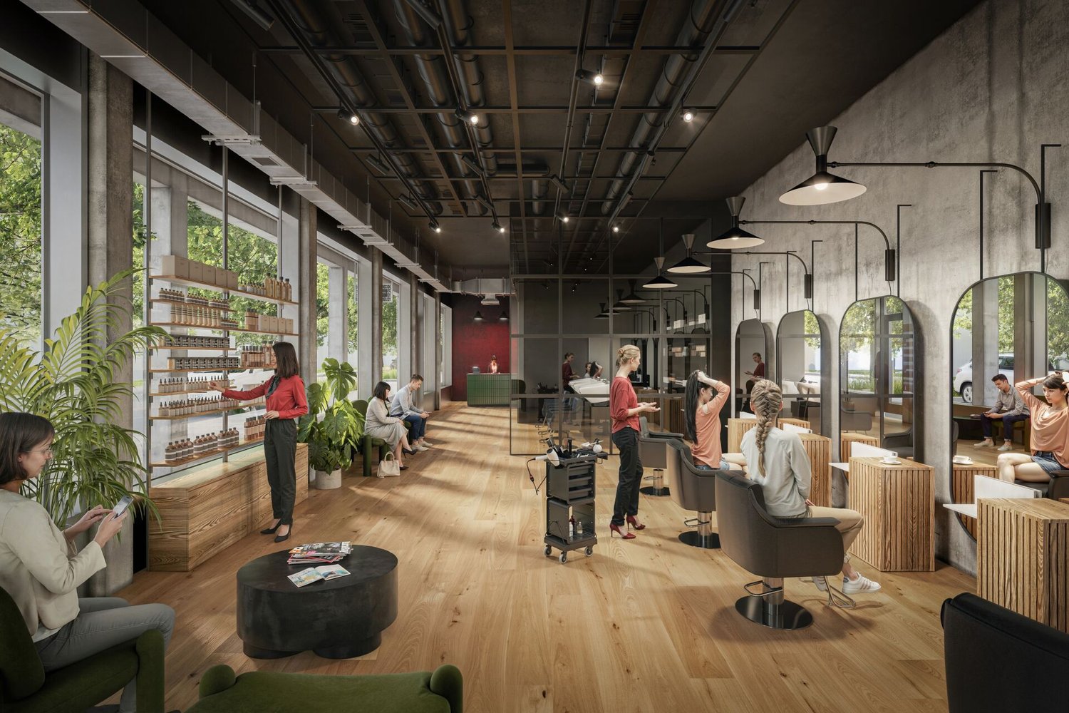 123m² coiffeur