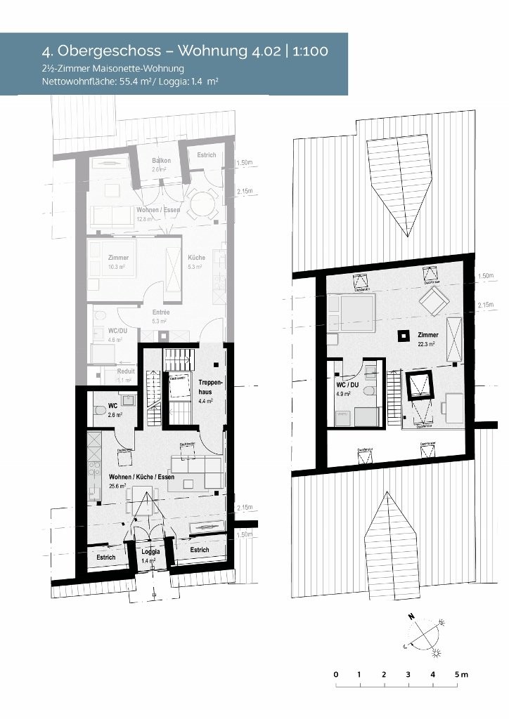 Appartement de 2 ½ pièces, photo 3 sur 3