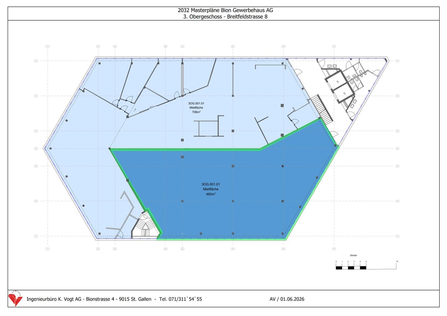 460m² bureau