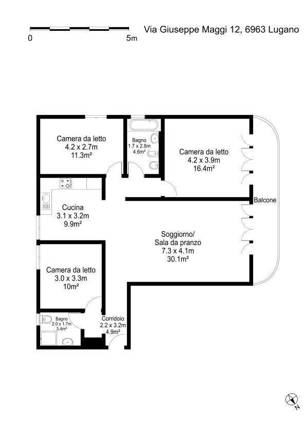 Appartement de 4 ½ pièces, photo 7 sur 7