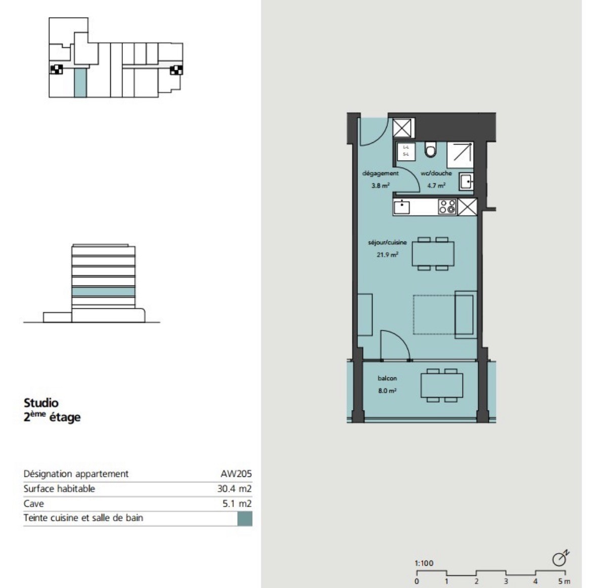 2 ½ rooms apartment, photo 1 sur 6