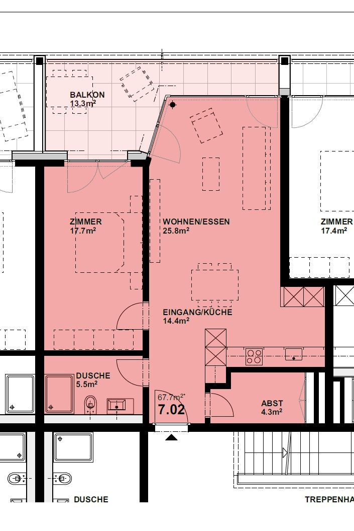 Appartement de 2 ½ pièces