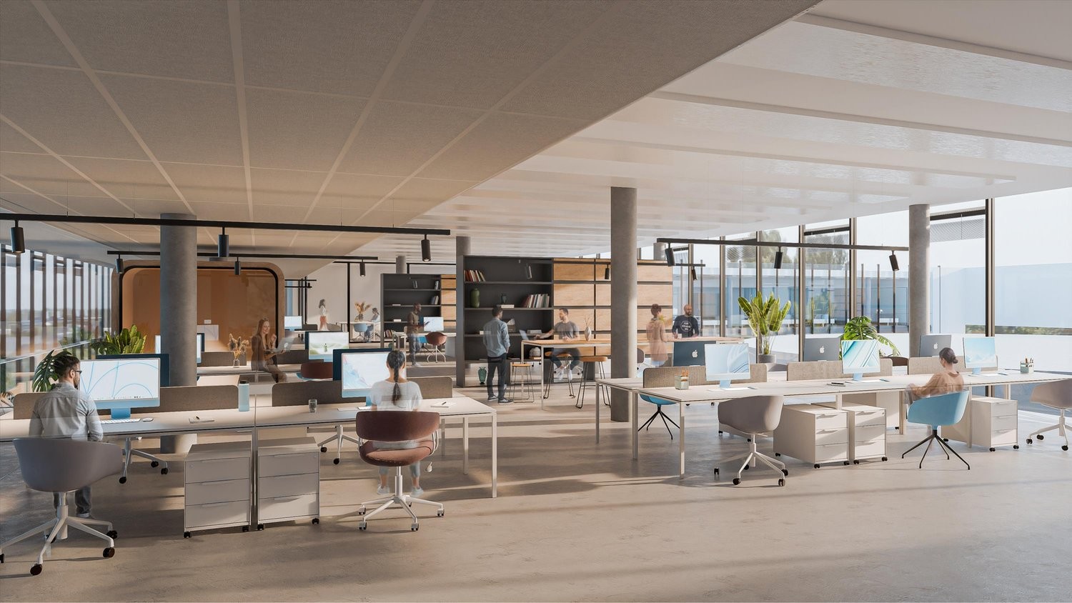 Bureau de 61m²