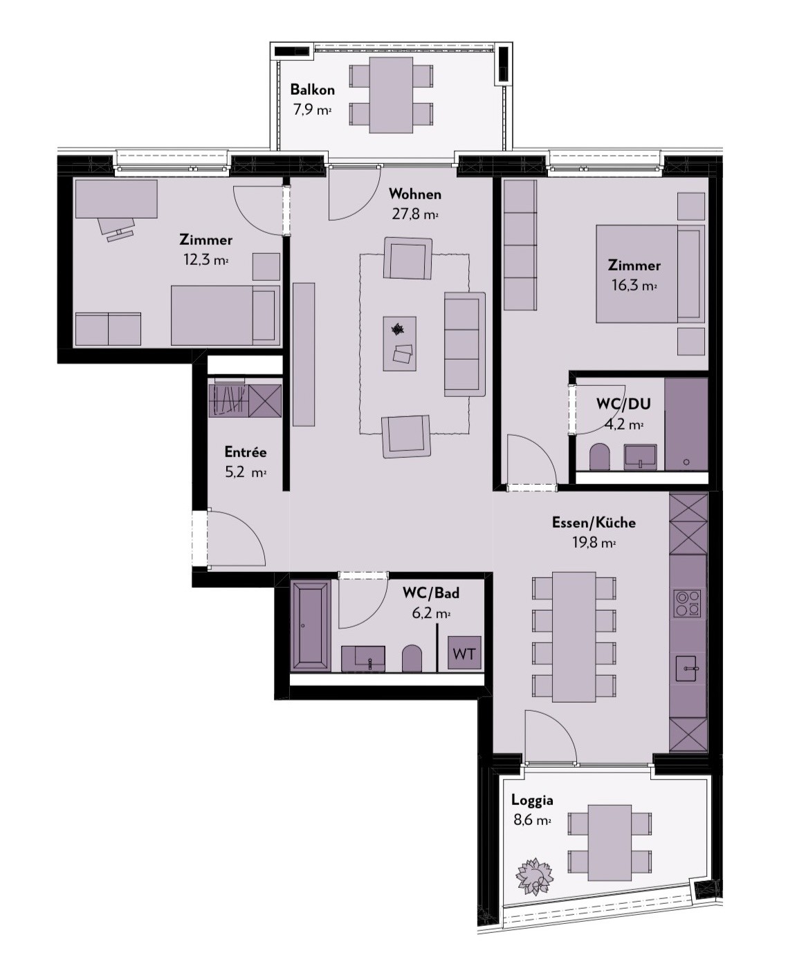 Appartement de 3 ½ pièces, photo 5 sur 10