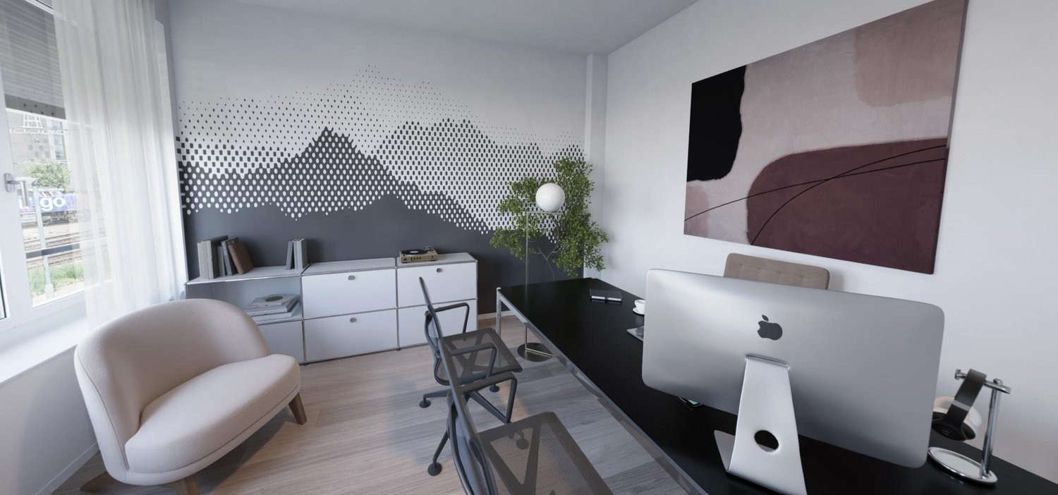 1 ½ pièces studio