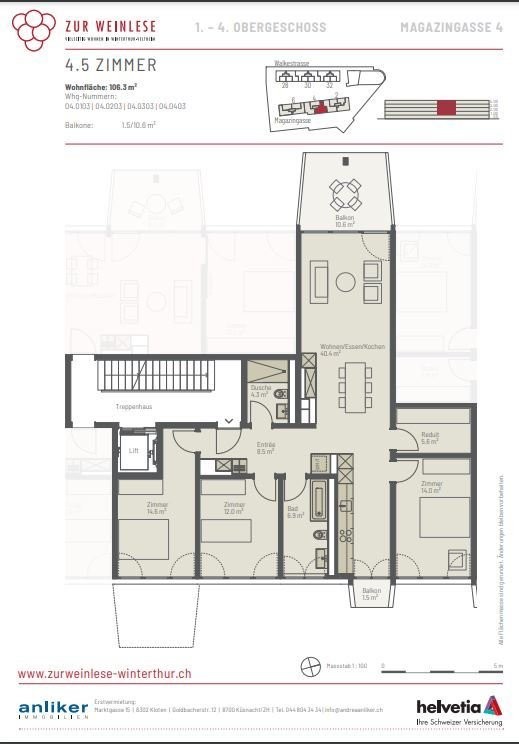 Appartement de 4 ½ pièces, photo 10 sur 10