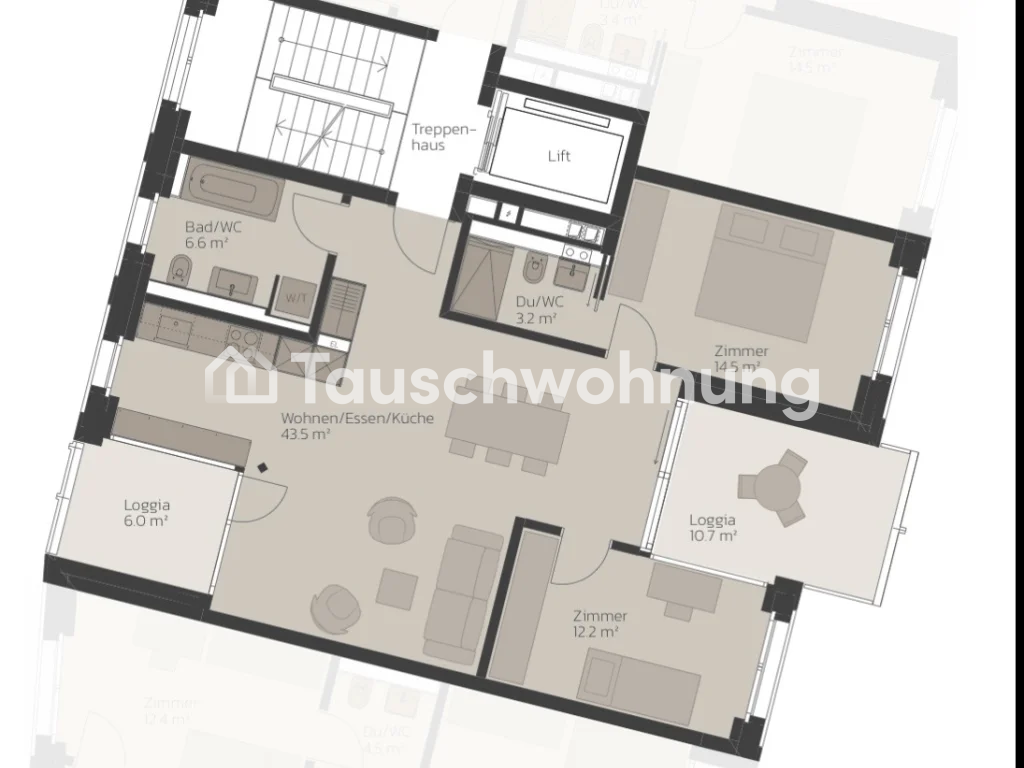 Appartement de 3 ½ pièces