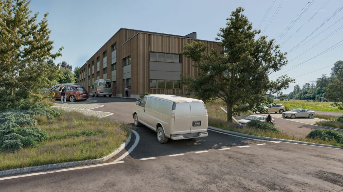 600m² office