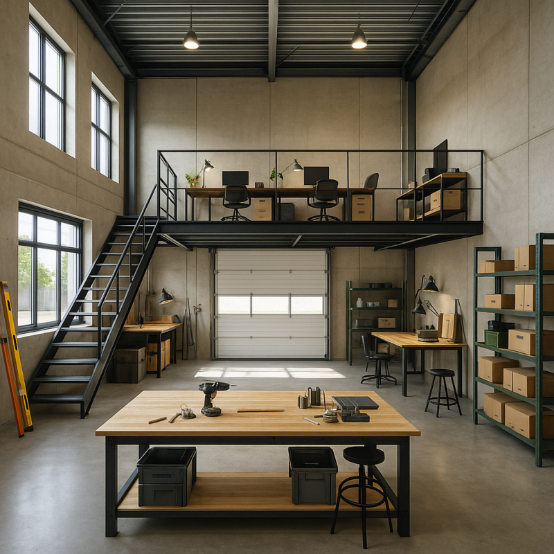 600m² office