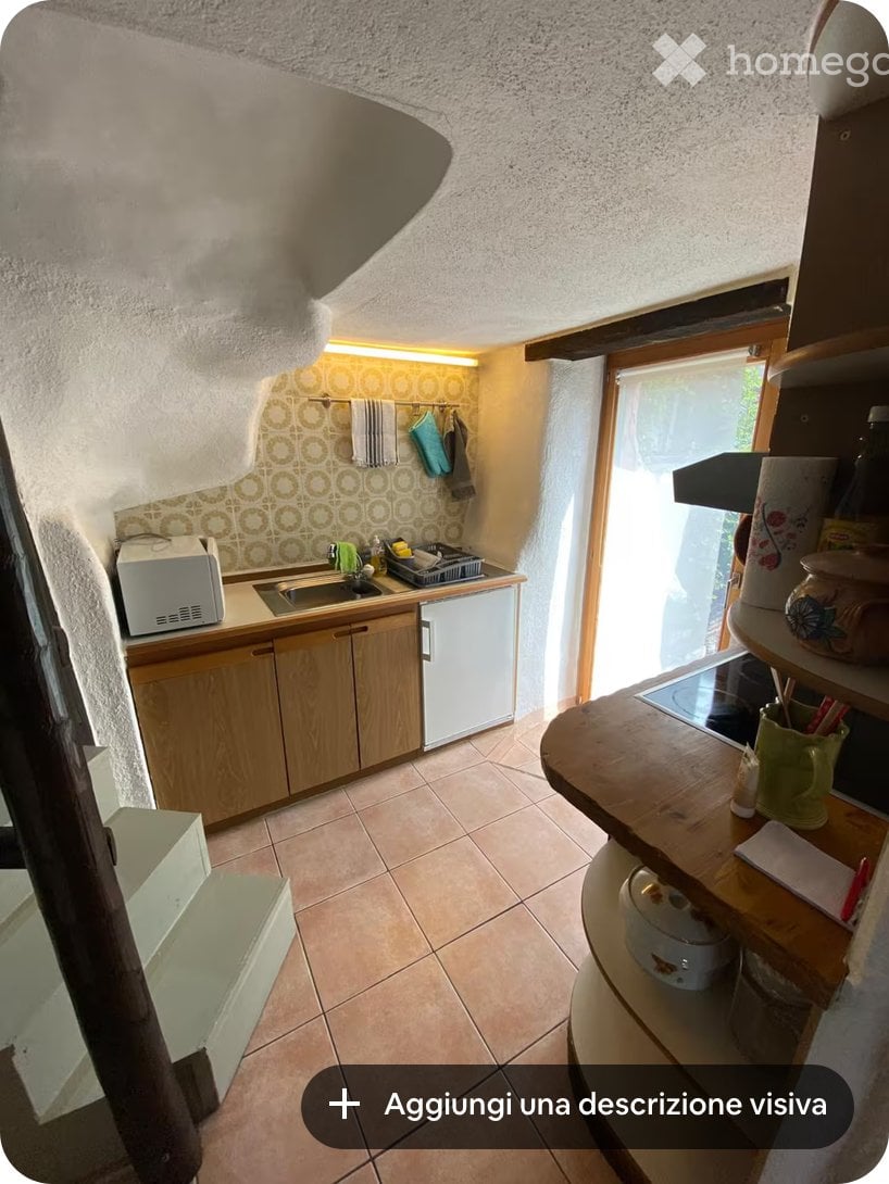 Appartement de 5 ½ pièces

Rustique accueillant entièrement meublé dans le village tranquille d'Isone, entouré par la nature.
Le logement est réparti sur deux niveaux et dispose d'une chambre double, d'une petite chambre, d'un salon, d'une cuisine équipée et d'une salle de bain, ainsi que d'un lave-, photo 5 sur 5
