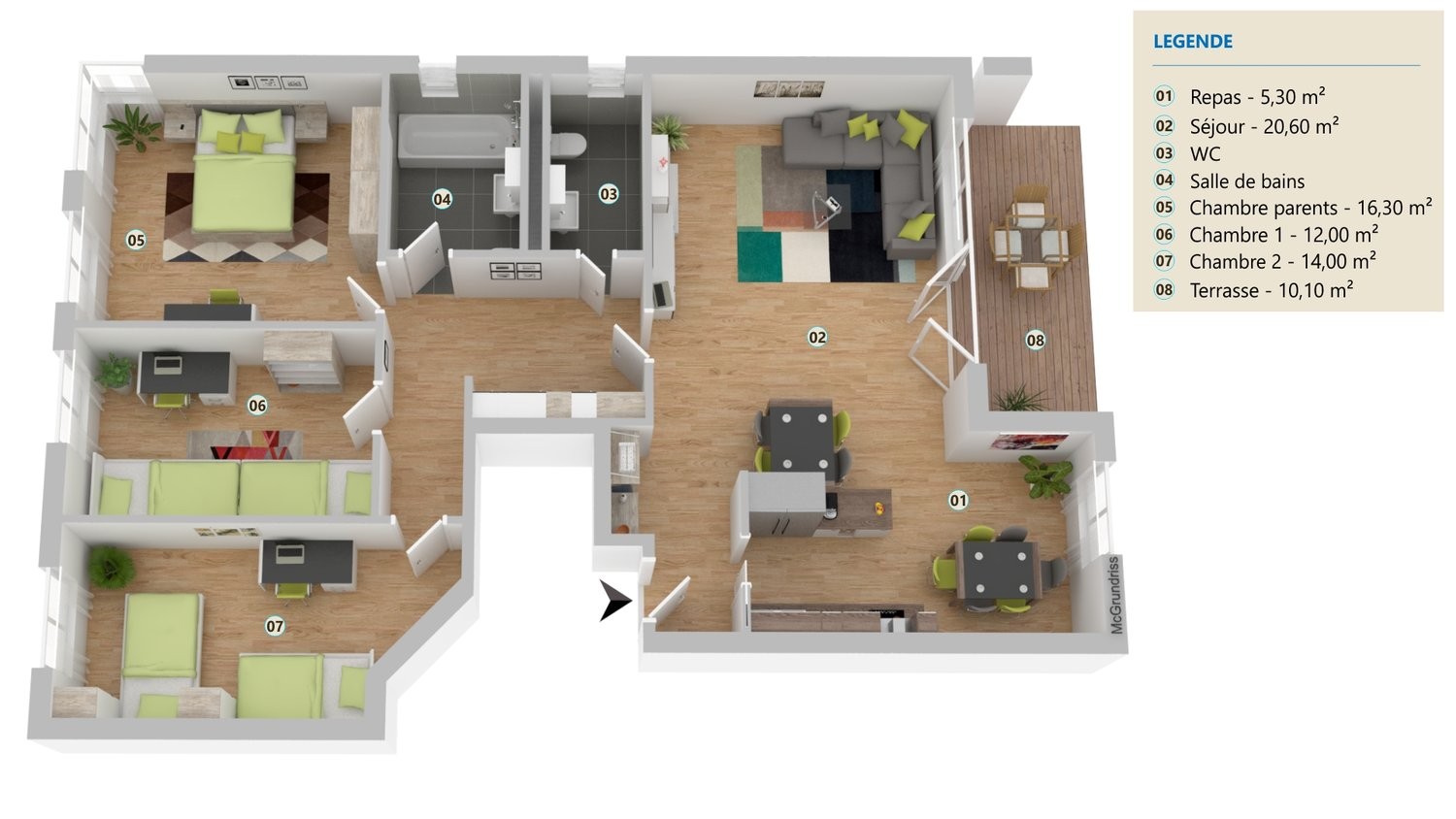 4 ½ rooms apartment, photo 7 sur 7