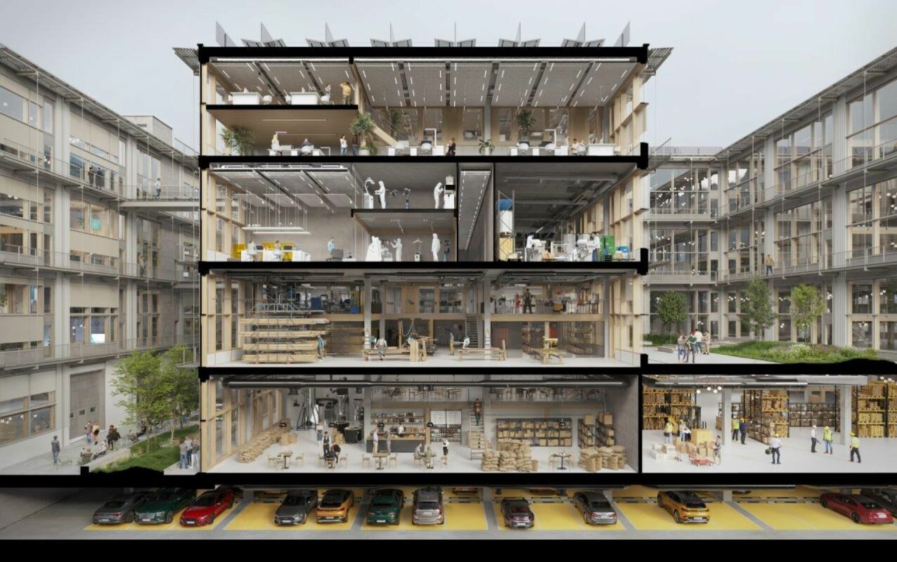 1500m² bureau