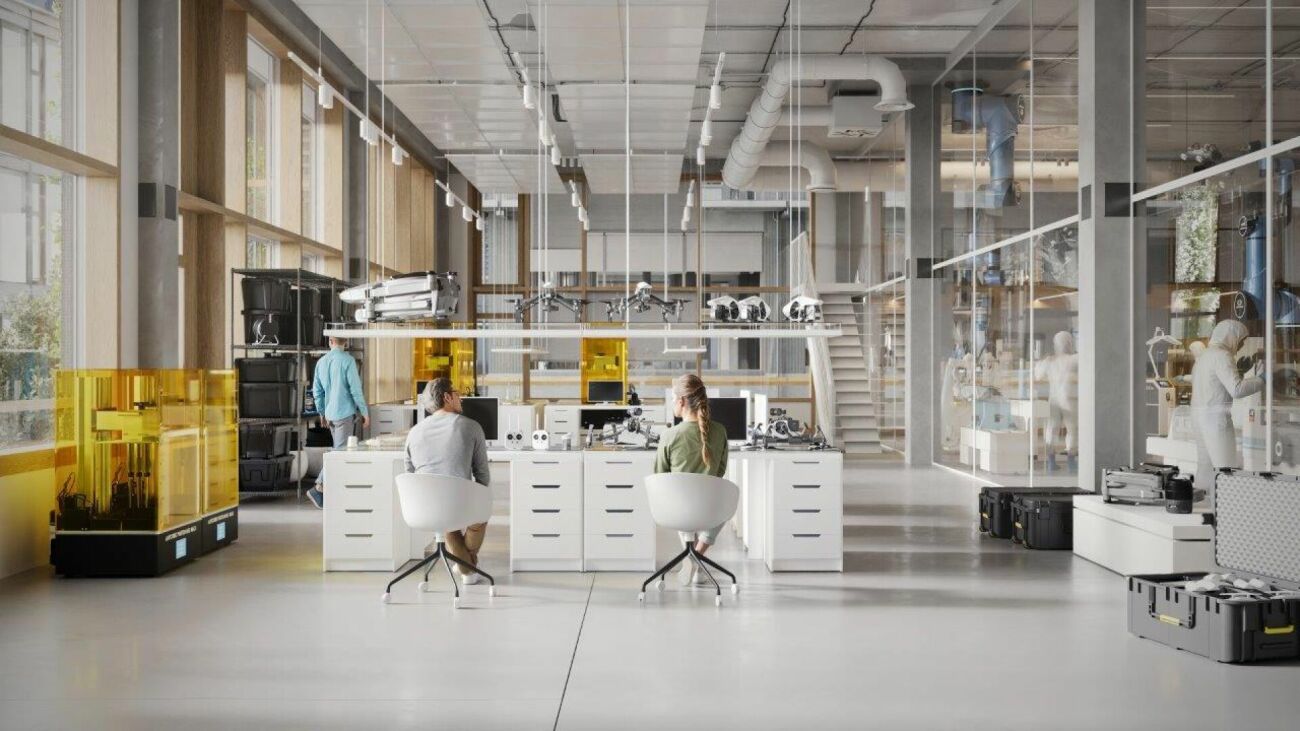 1500m² bureau
