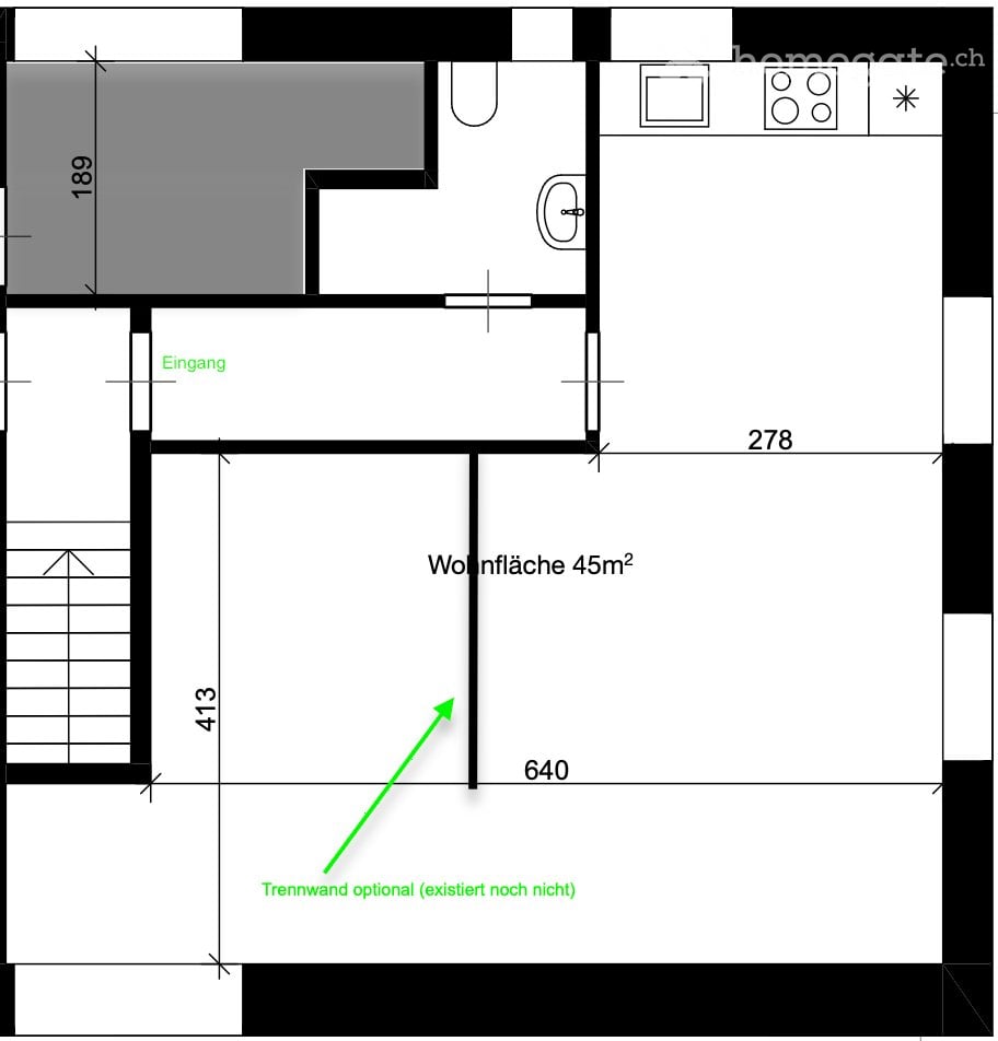 Appartement de 2 ½ pièces, photo 5 sur 5