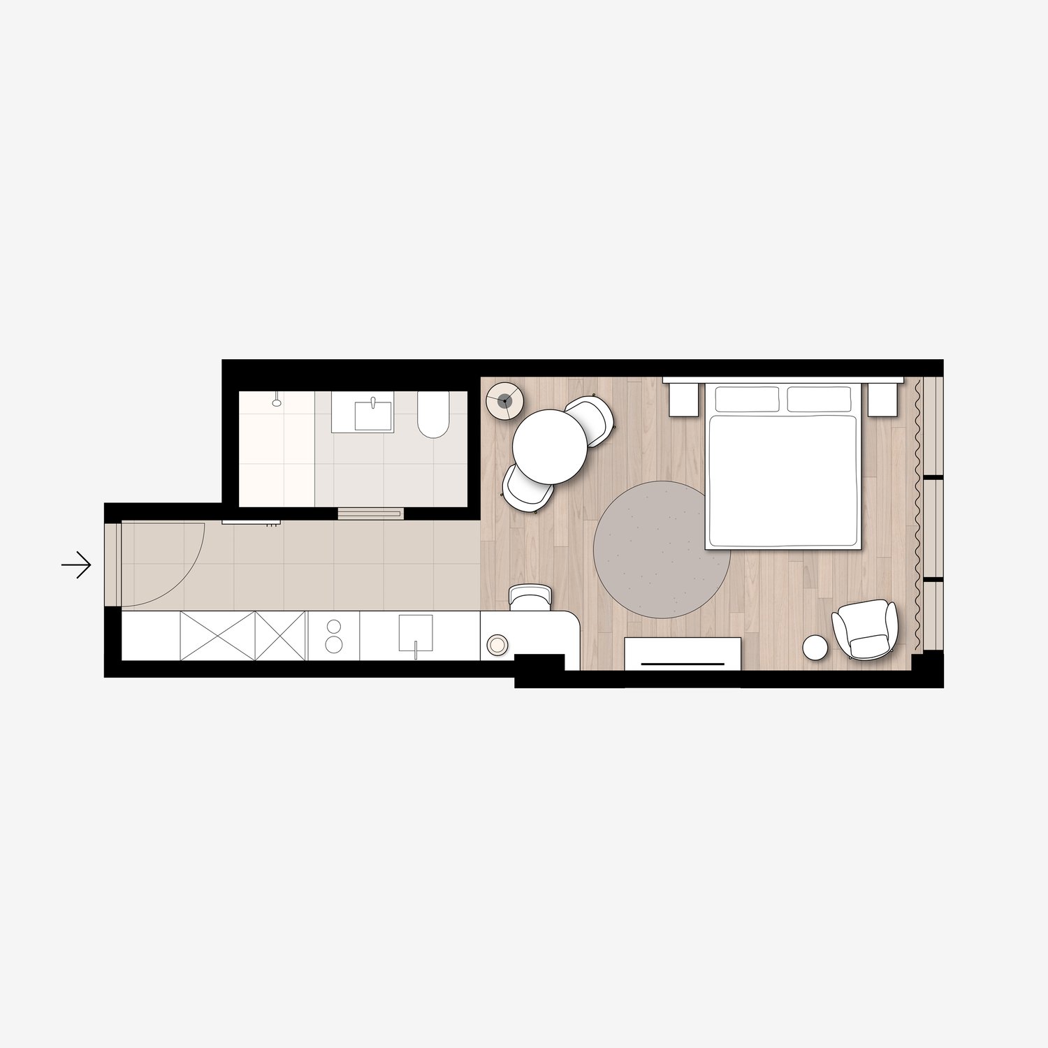 Appartement 1 pièce
