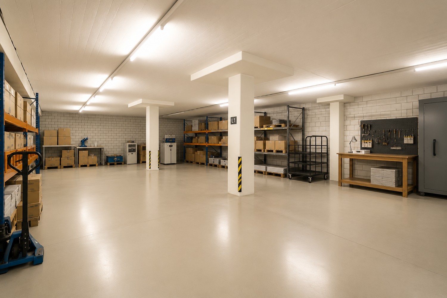 572m² storage room