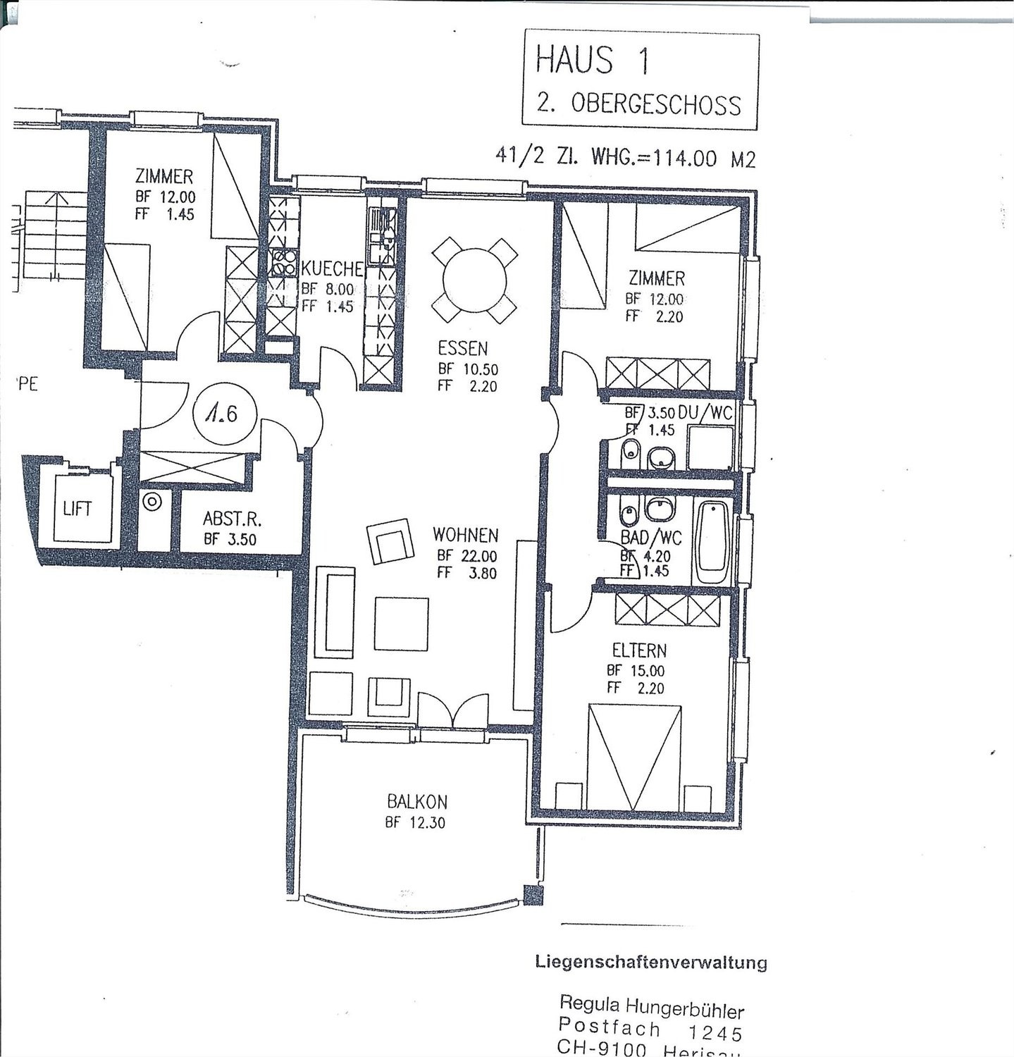 Appartement de 4 ½ pièces