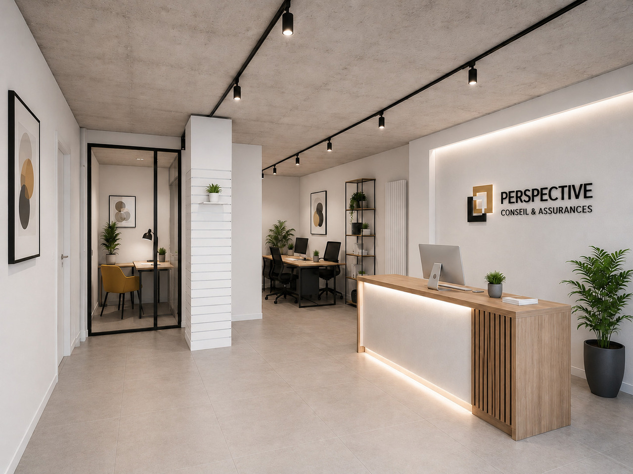 110m² office