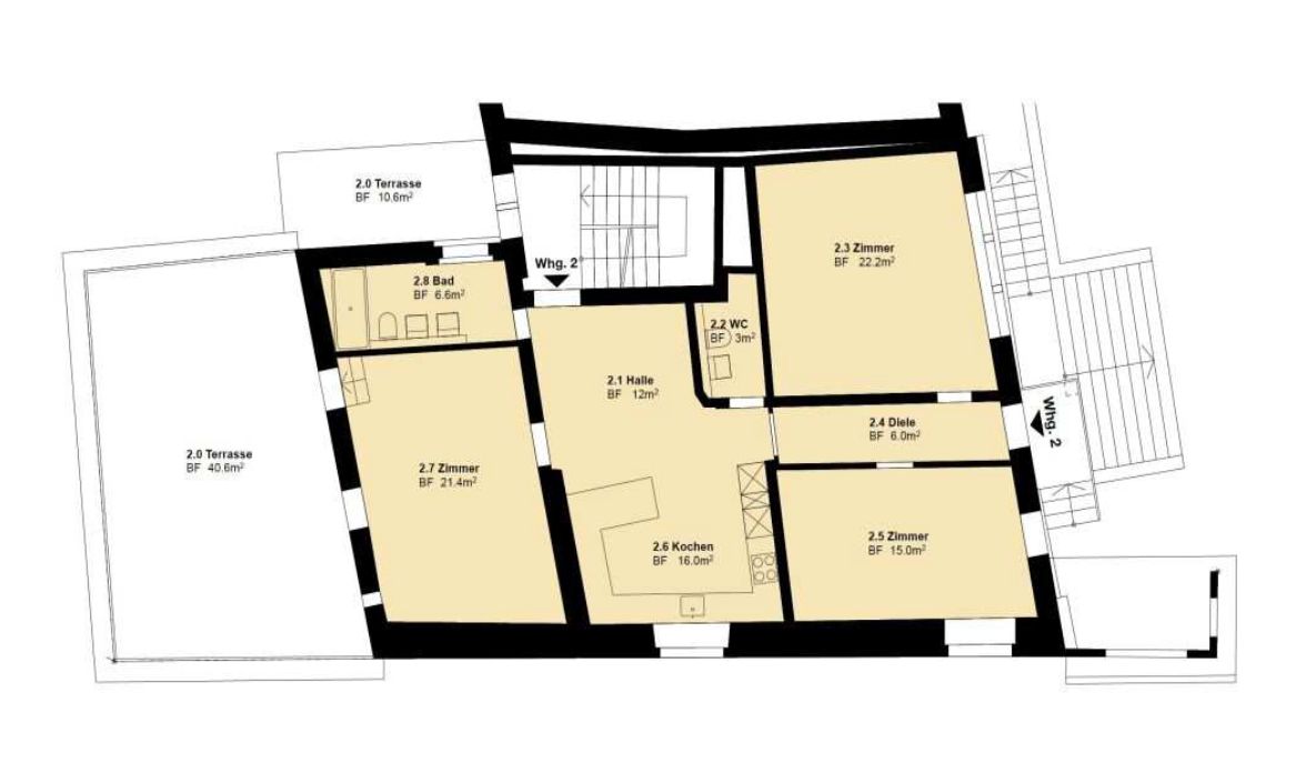 Appartement de 3 ½ pièces