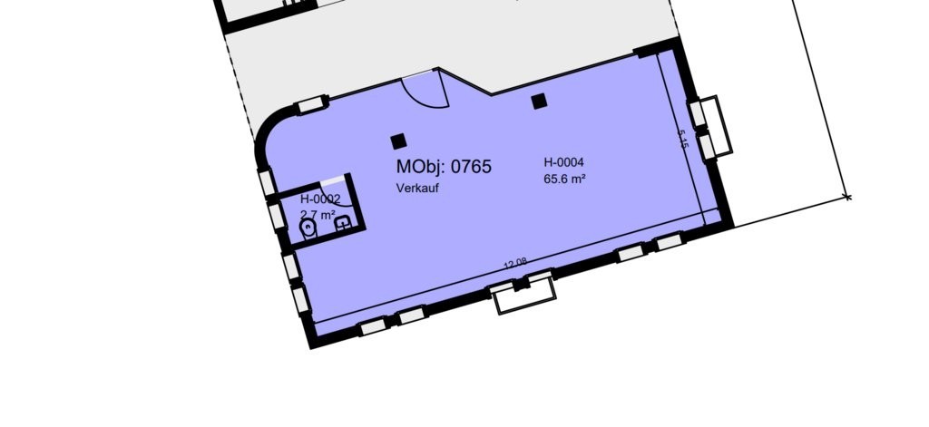 68m² bureau