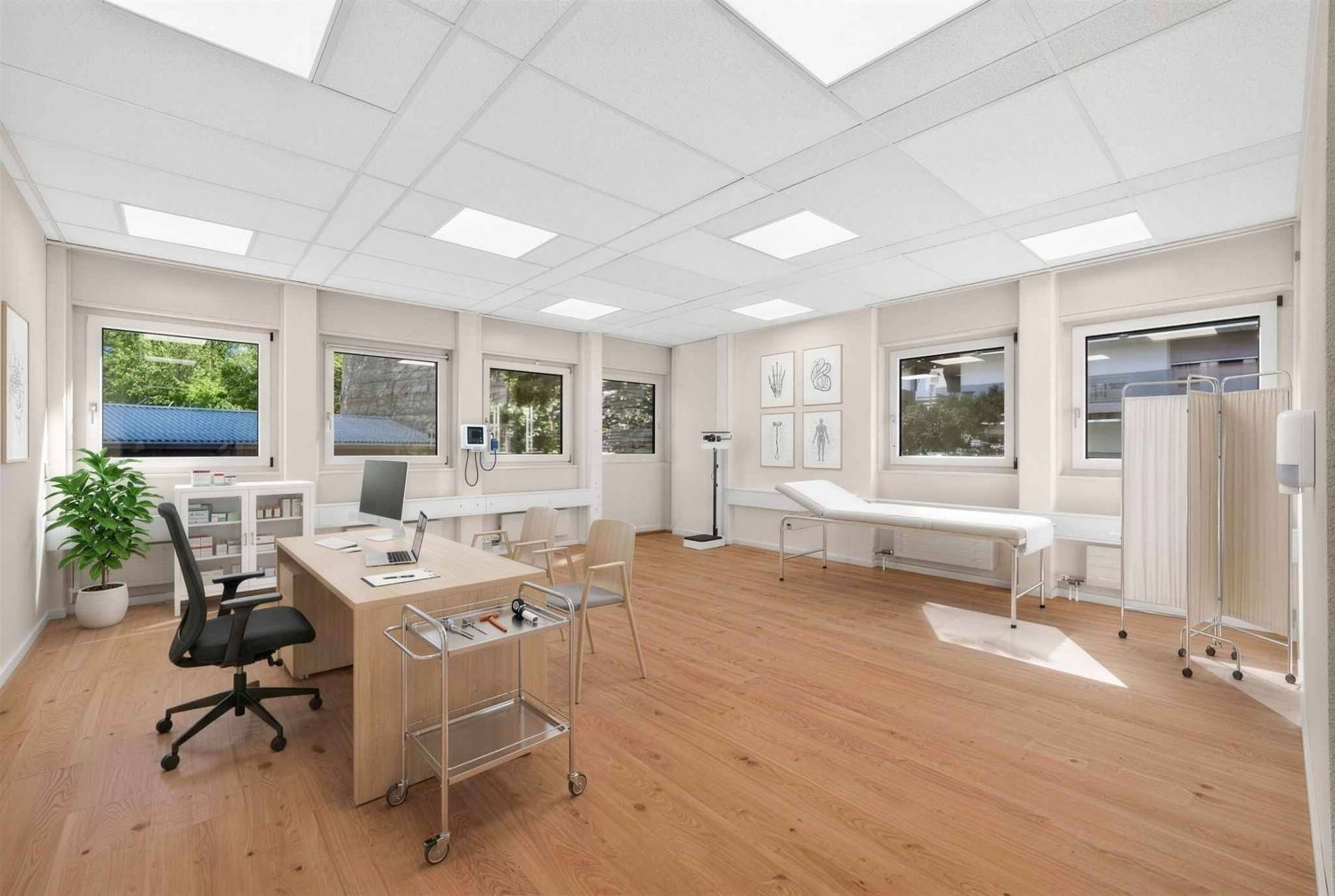 80m² office