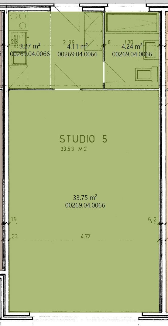1 room apartment, photo 4 sur 4