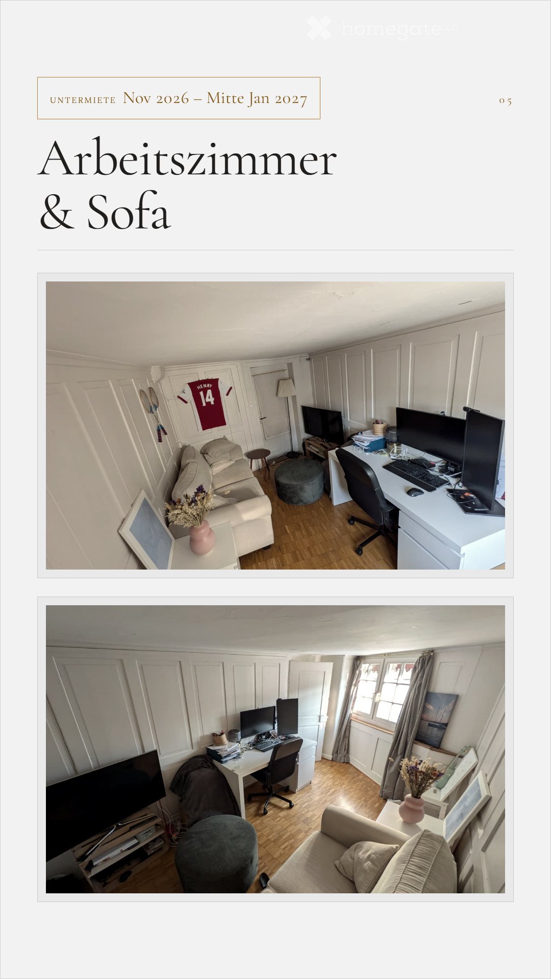 Appartement de 3 pièces