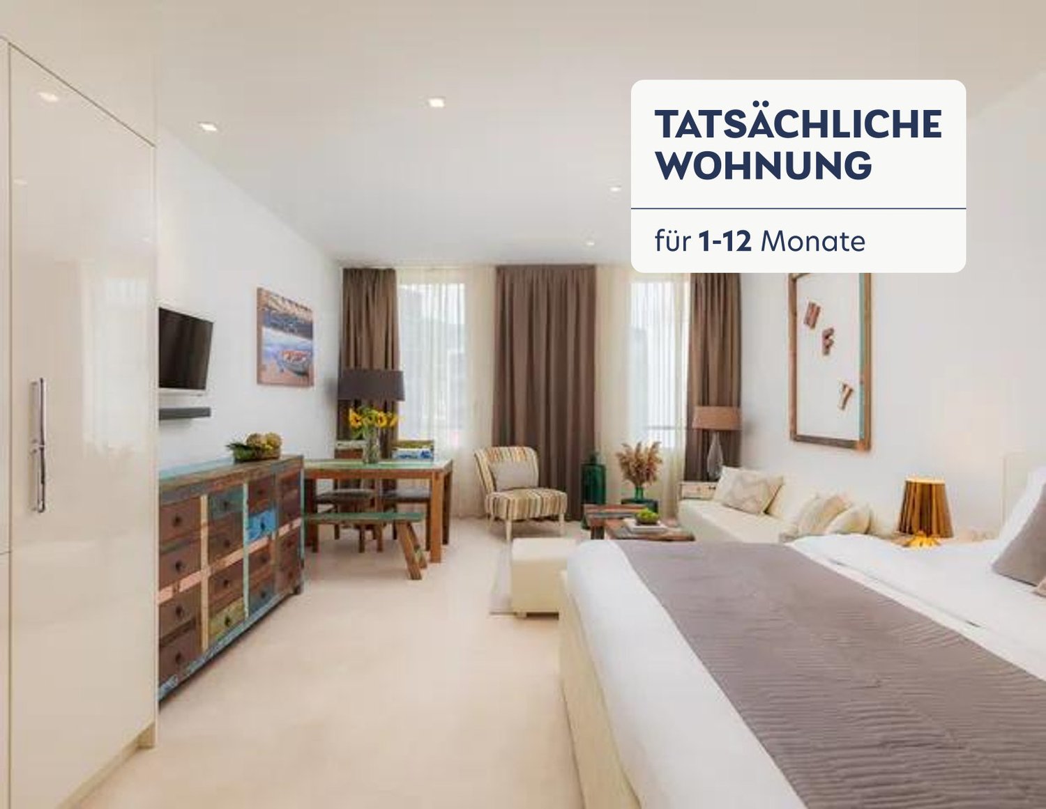 1 room furnished flat