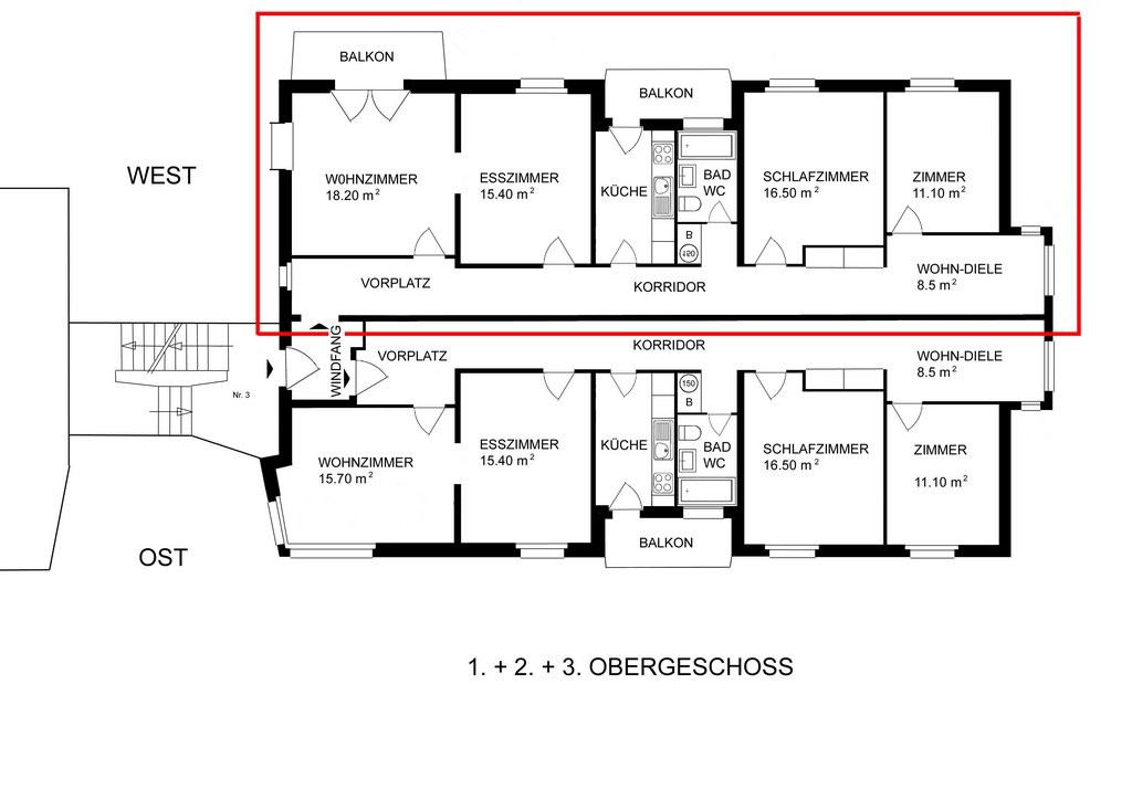 Appartement de 4 ½ pièces