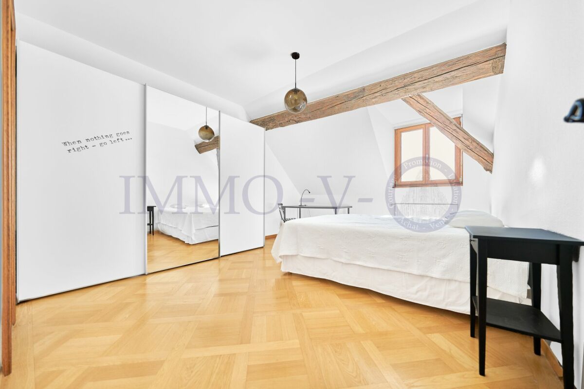 4 rooms attic flat