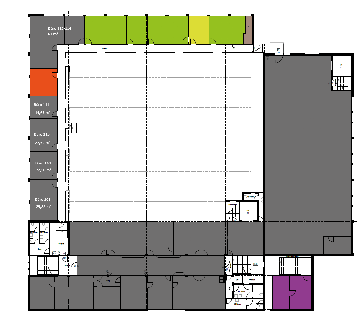 64m² bureau